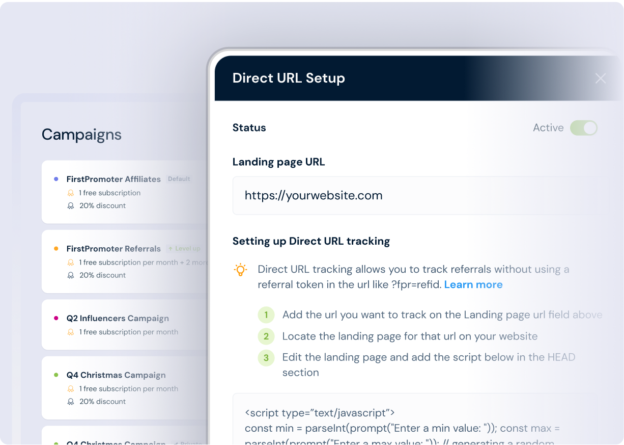 Direct URL tracking