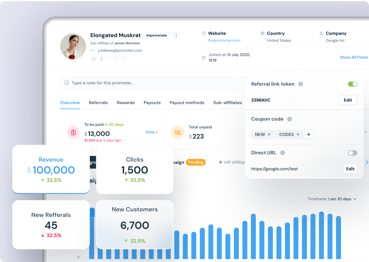 Partner profile and management