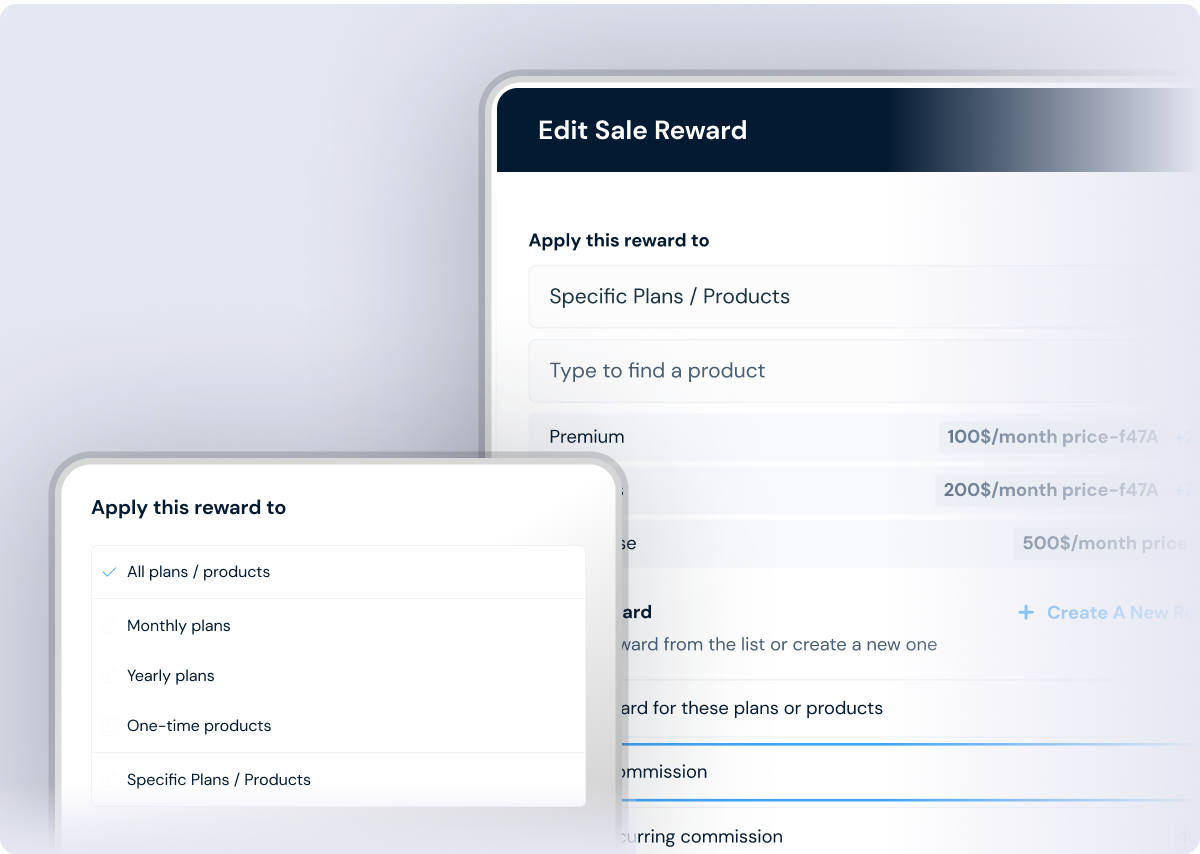 product level reward routing
